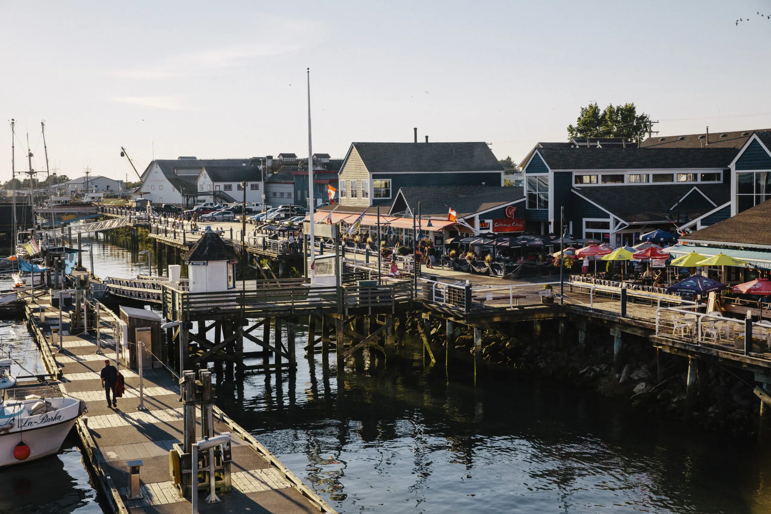 Steveston harbour near local bike routes